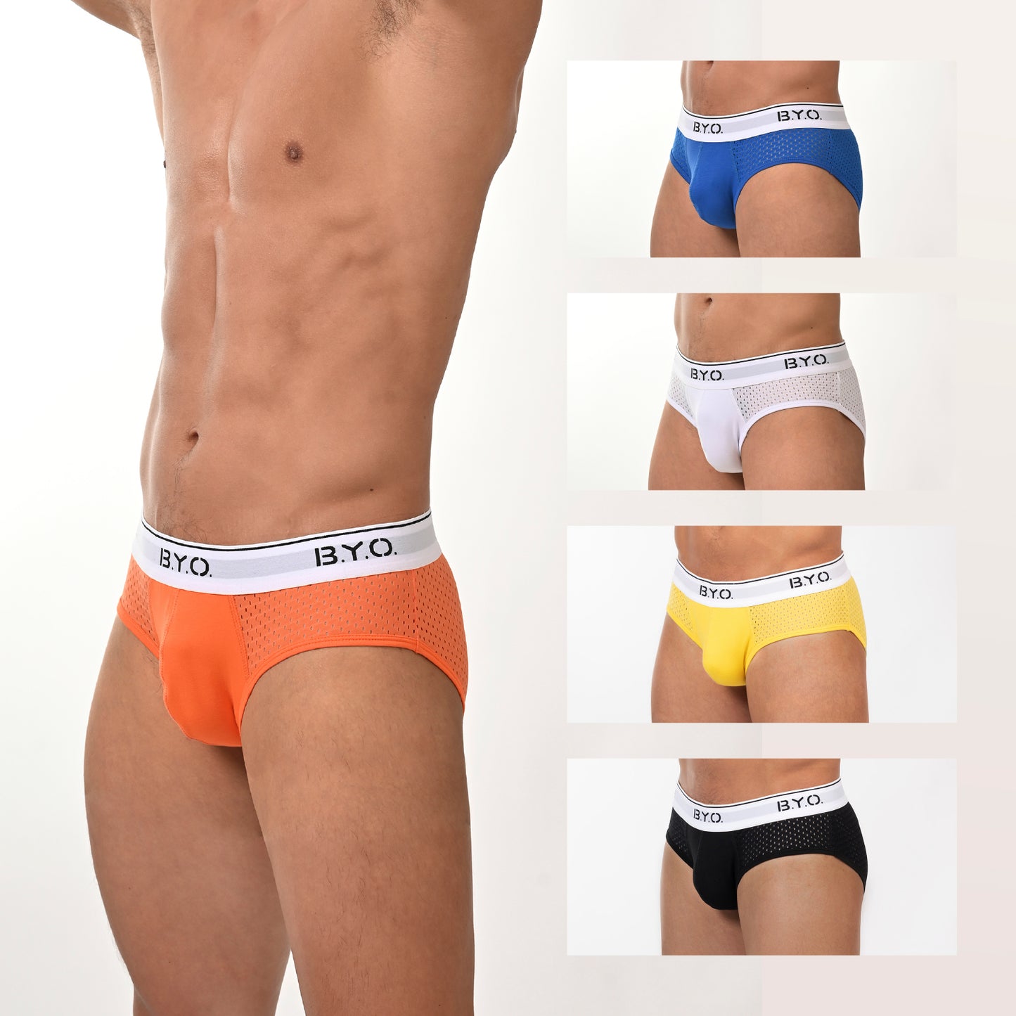 BYOBeYourOwn-Sports Briefs-Value Five Color Set