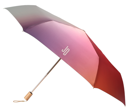 【酷兒聯名系列】Jade Drop 邁阿密MIAMI 安全無段自動式傘(佛朗明哥-漸層紅紫)
