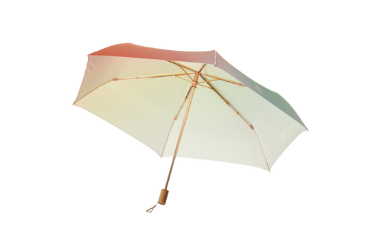 【酷兒聯名系列】Jade Drop 邁阿密MIAMI 安全無段自動式傘(小哈瓦那-漸層橙綠)