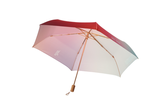 【酷兒聯名系列】Jade Drop 邁阿密MIAMI 安全無段自動式傘(佛朗明哥-漸層紅紫)
