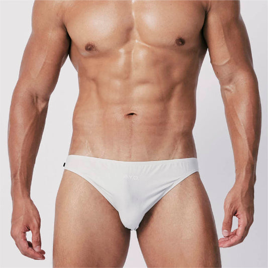 BYOBeYourOwn-MIT low-waist briefs-coconut milk gray