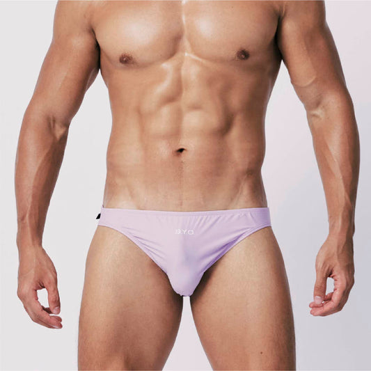 BYOBeYourOwn-MIT low-waist briefs-grape purple