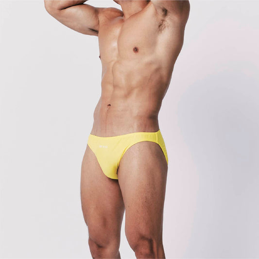 BYOBeYourOwn-MIT low-waist briefs-lime yellow