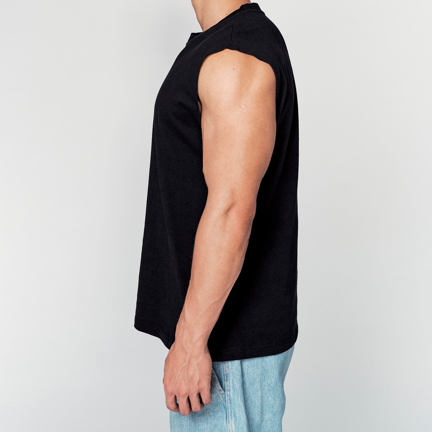 B.Y.O. Tank Top 重磅純棉背心(魅惑黑)