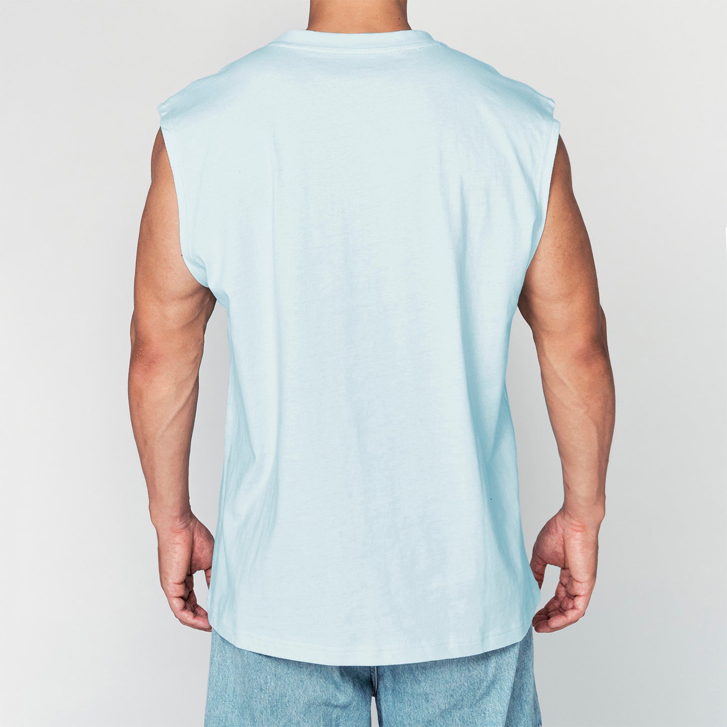 B.Y.O. Tank Top 重磅純棉背心(初戀藍)
