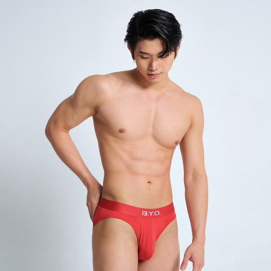 New Classic Slim 經典三角內褲 - 火山紅
