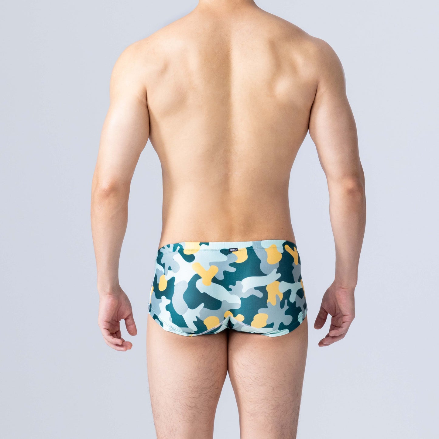 【Pre-Order】B.Y.O. BeYourOwn - Camouflage Collection bikini boxers - Green