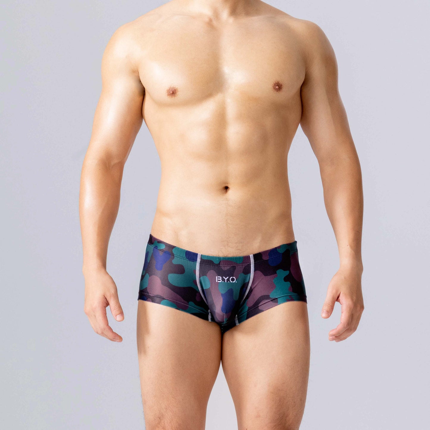 【Pre-Order】B.Y.O. BeYourOwn - Camouflage Collection bikini boxers - Black