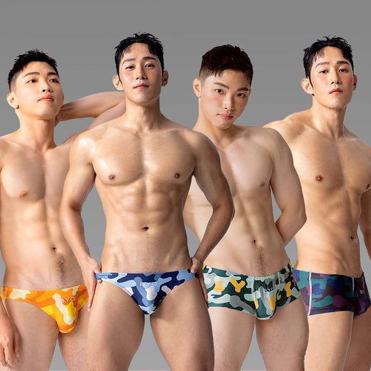 【Pre-Order】B.Y.O. BeYourOwn - Camouflage Collection Bikini Briefs & Boxers Set (4 pieces)